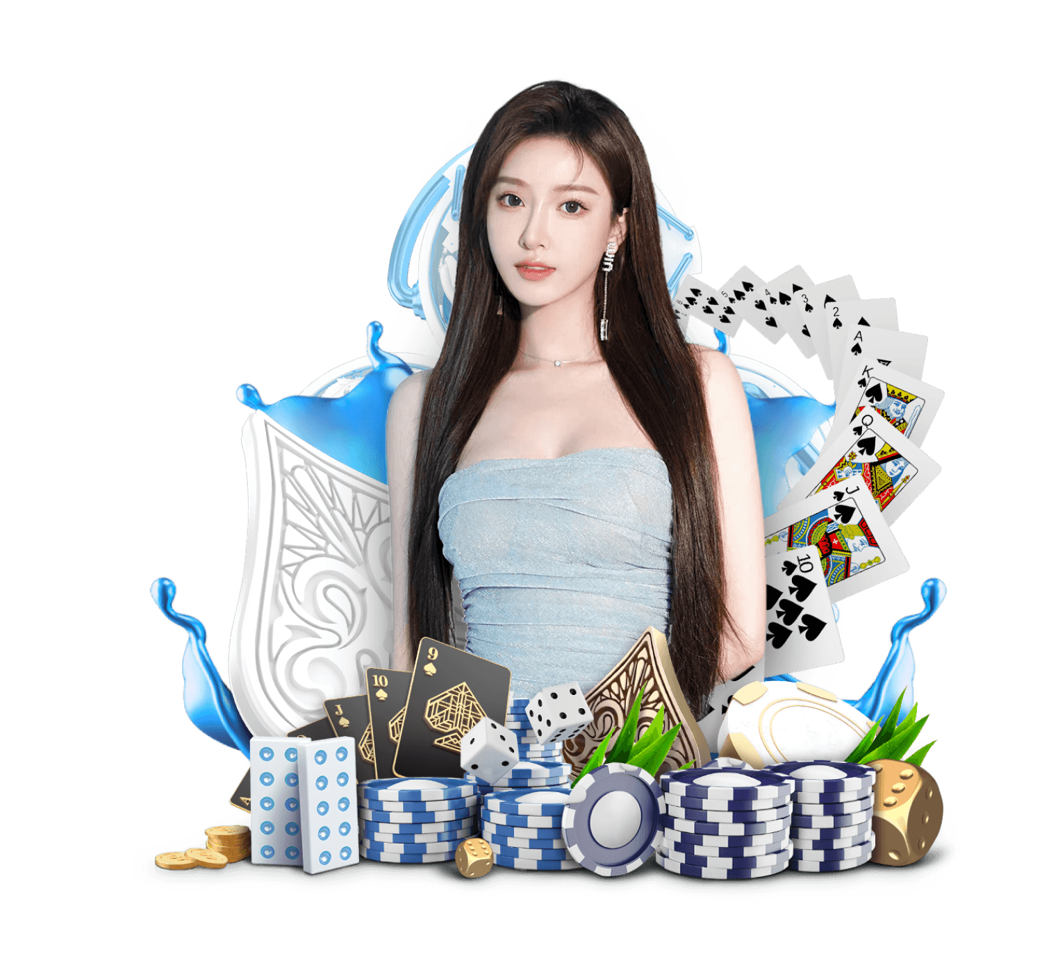 Live dealer studio with multiple table feeds on yumetoto
